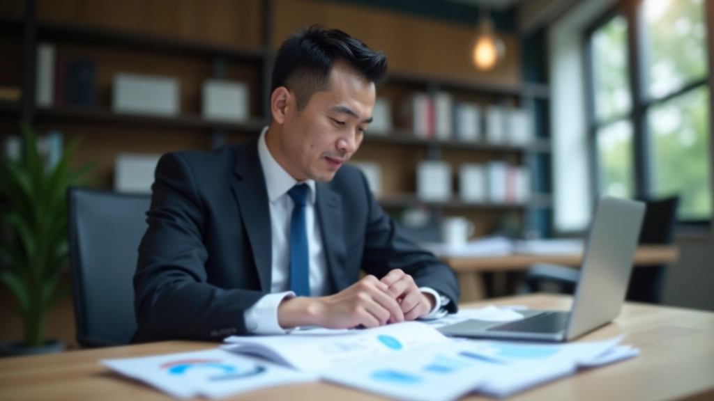 Professional economist analyzing employment market trends and labor statistics data