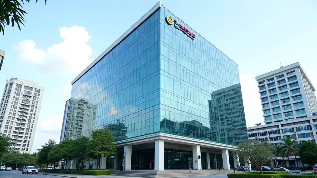 Bank Negara Malaysia building exterior with modern architecture, representing central banking institution